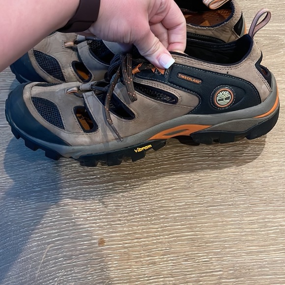 Timberland outdoor performance leather vibram laced hiking shoes main image 6